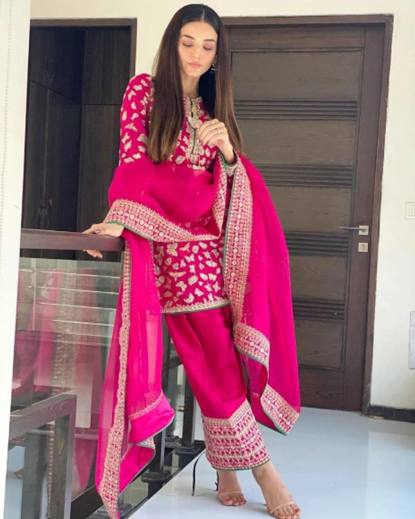  NEW KURTI-PLAZZO SET
